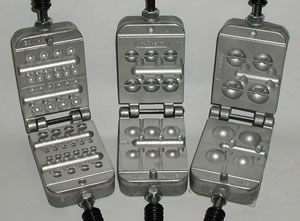 Do-it Molds Split Shot Sinker Mold Removable With 20 Cavities and 1/32 1/16  3/ for sale online